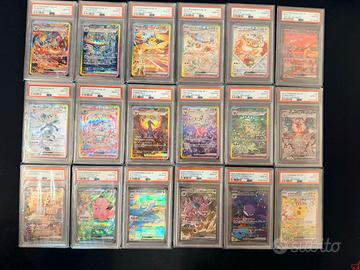 Collezione Pokemon scarlatto e violetto PSA10