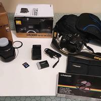 Fotocamera Reflex Nikon 5300 WiFi con obiettivo 18