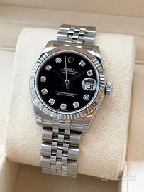 Rolex Datejust 31 Brilli, Full set, Si Permute