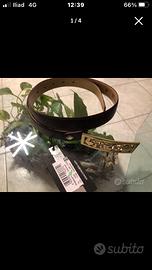 TOSCA BLU CINTURA CON SCATOLA ED ETICHETTA