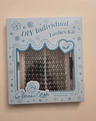 Kit Extension Ciglia a Ciuffetti (12-16mm) con Bon