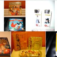 Gadget ANIIME portachiavi sticker cd accendini