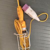 Lampada portatile con spina CEI 24 V.