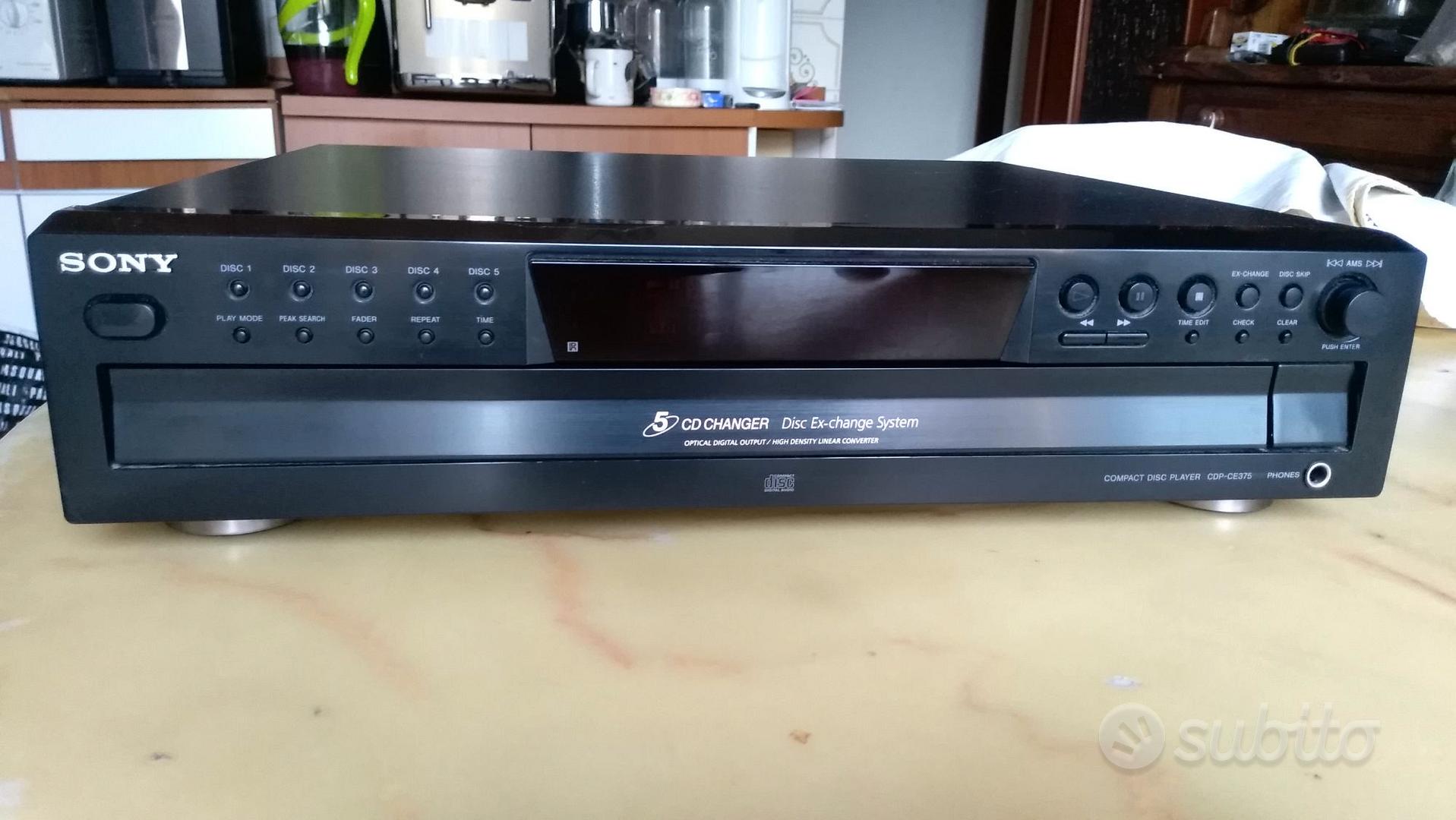 Sony CDPCE375 compact disc player Audio/Video In vendita a Bologna