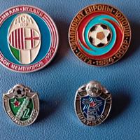 Set spille calcio Urss Milan Shaktar etc. anni '80