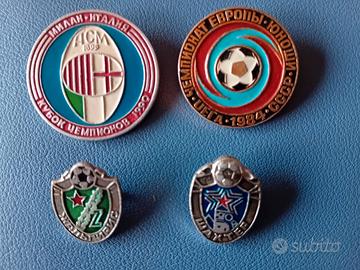 Set spille calcio Urss Milan Shaktar etc. anni '80