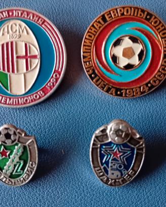 Set spille calcio Urss Milan Shaktar etc. anni '80