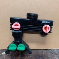 Raccordi/prese a due vie per rubinetti