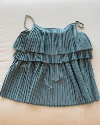 Blusa plissettata color avio Intimissimi