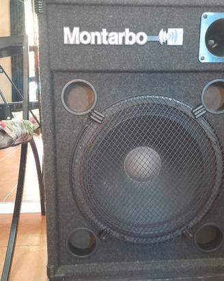 Montarbo SIO 150 Watts Rms 15" mixer 6 canali  efx