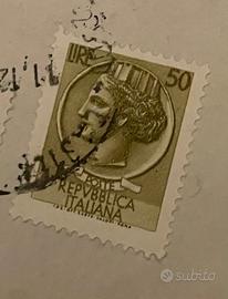 Francobollo Serie Siracusana Raro, Con Difetto