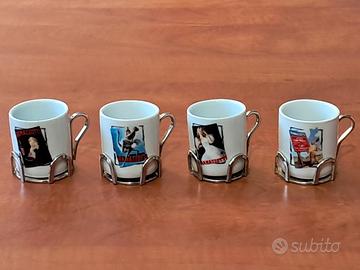 Set 4 tazzine amaro ramazzotti vintage