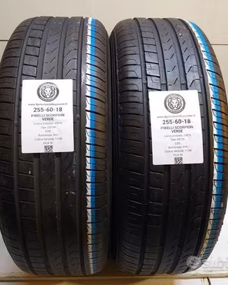 2 gomme 255 60 18 pirelli a45976
