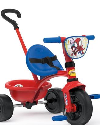 Triciclo marca Smoby modello Spiderman