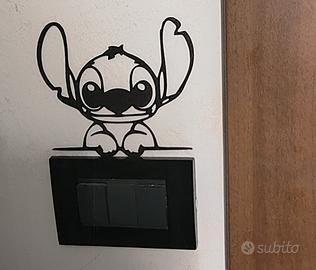 Decorazione murale Stitch 3D – Copri interruttore