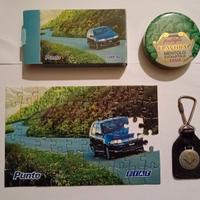 puzzle gadget vintage FIAT, portachiavi e FLORIAN