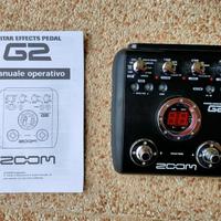 Pedale multieffetto per chitarra ZOOM G2 come nuov