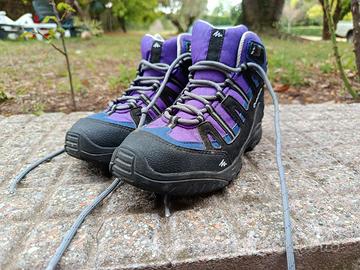 Scarponcini Trekking Quechua Viola - Taglia 34