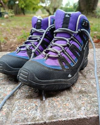 Scarponcini Trekking Quechua Viola - Taglia 34