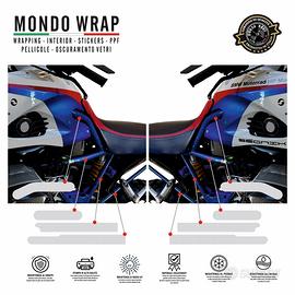 Adesivi PPF telaio HP2 Enduro 2005/09 Kit completo