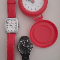 tris orologi red&black