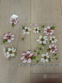 3 fogli stampati sospeso trasparente