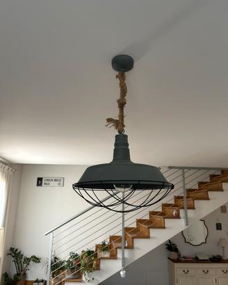 Lampadario design industriale