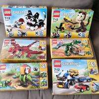 Lego Creatori 3 in 1 Animali e Veicoli 6 SET NUOVI