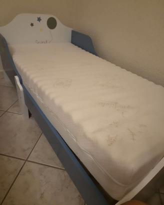 Letto Basso con Sponde per Bambini 3+ Anni
