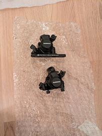 Coppia di pinze freno a disco meccanico Shimano