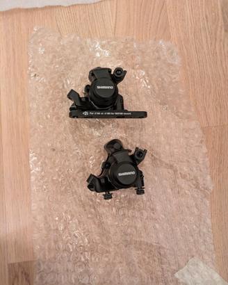 Coppia di pinze freno a disco meccanico Shimano