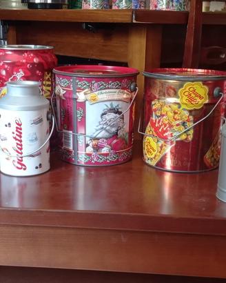 scatole in latta da collezione
