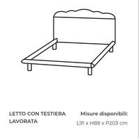 letto singolo - struttura