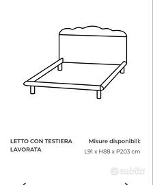 letto singolo - struttura