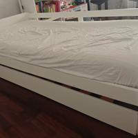 Letto estraibile  bambini 190x90 con due materassi