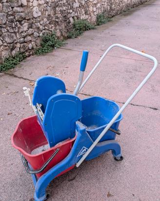 carrello professionale per pulizie 
