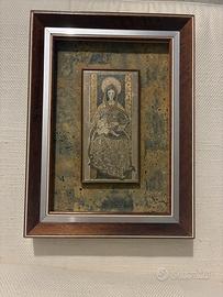 Madonna col Bambino -Firmato Attilio Melo- Argento