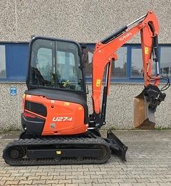 Mini escavatore Kubota U27-4, anno 2021
