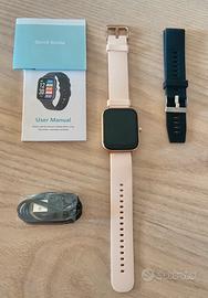 Smart Watch - Oro/Beige + Nero