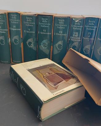 garzanti "storia della letteratura italiana"