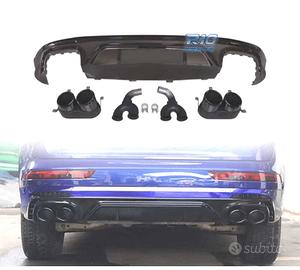 DIFUSORE AUDI Q5 S LINE 18-20 LOOK SQ5 + TERMINALI