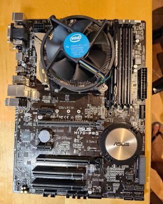 Scheda madre ASUS  + Processore i7 + ram DDR4 8GB