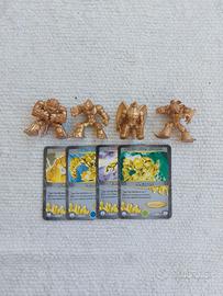 i 4 Gormiti dorati edicola della serie Cartoon