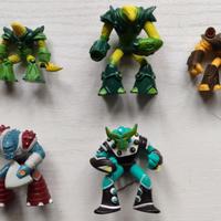 Lotto 5 Panini XENOX Space Warriors Action Figure