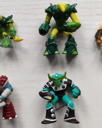 Lotto 5 Panini XENOX Space Warriors Action Figure