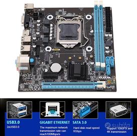 Bewinner Scheda Madre Gaming H81 LGA 1150