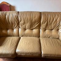 Divano in pelle vintage