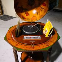 Giradischi mappamondo vintage anni 60