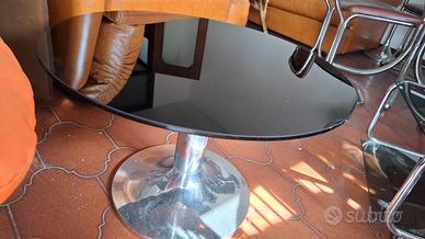 Tavolino in Vetro Fumé anni 70