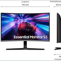 Samsung Monitor S39GD (S32D396GAU), Curvo